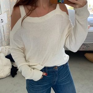 Express White Sweater